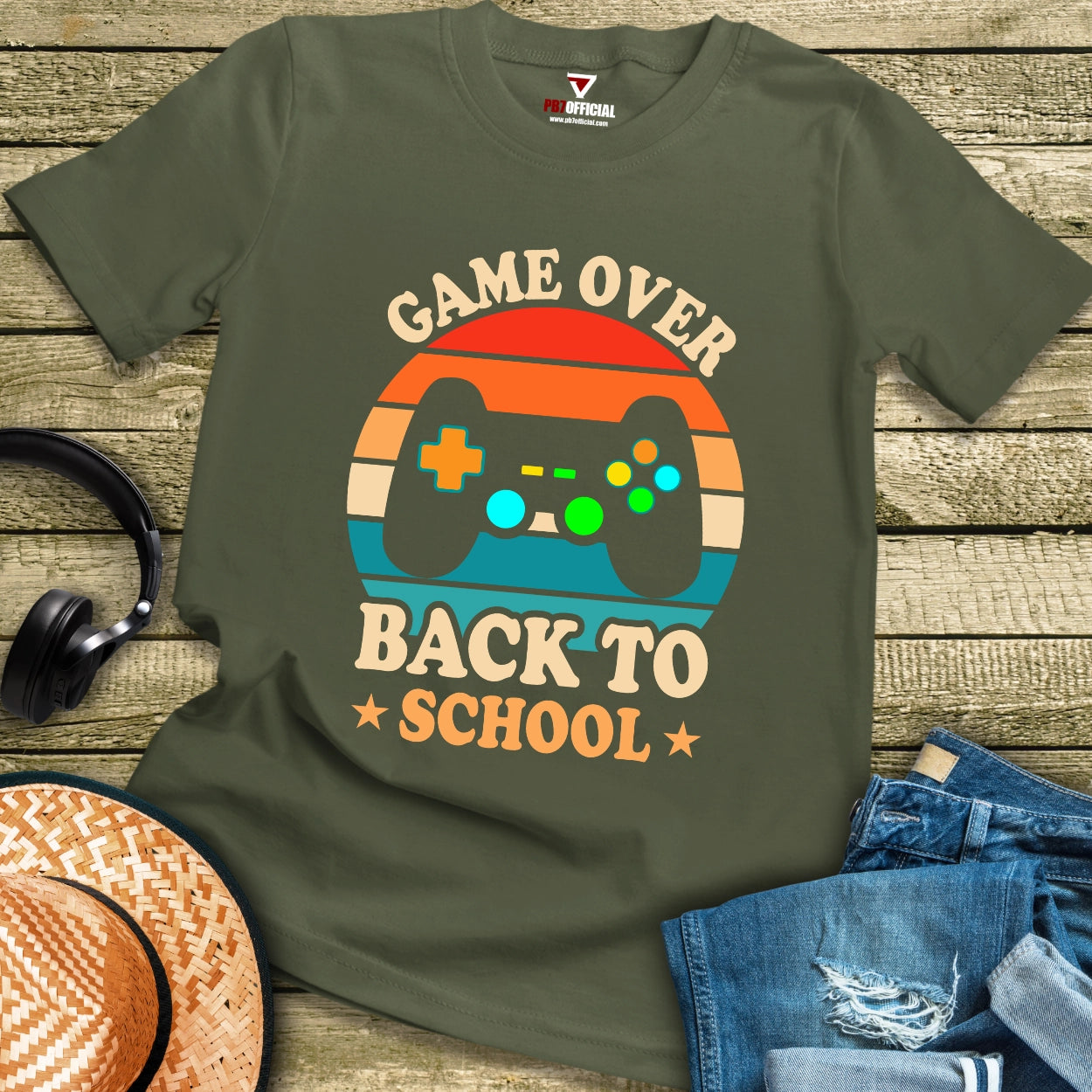 T-Shirt - Game Over Back To School