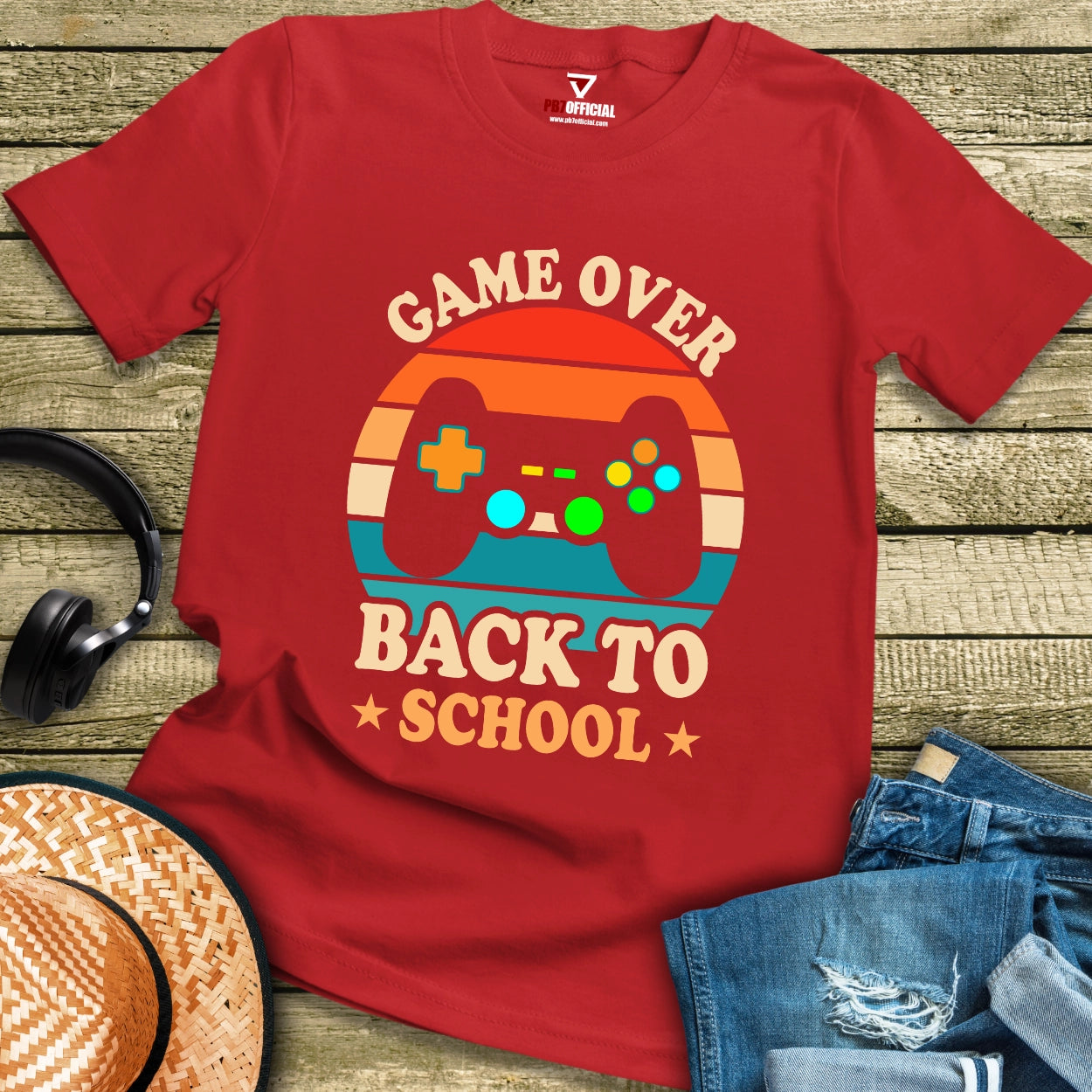 T-Shirt - Game Over Back To School