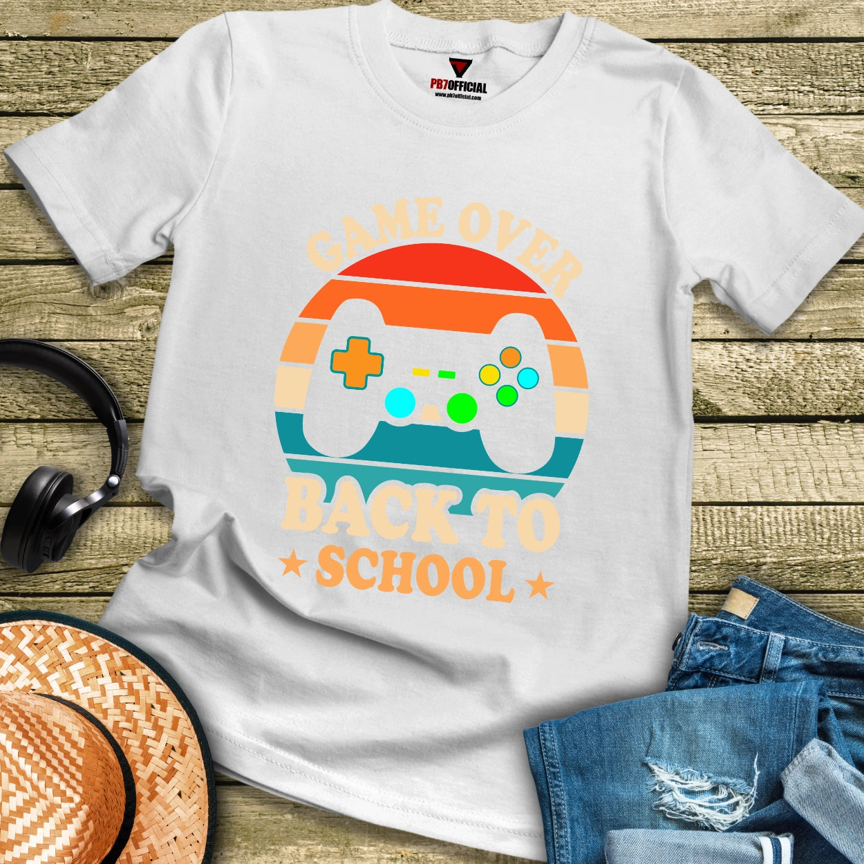 T-Shirt - Game Over Back To School