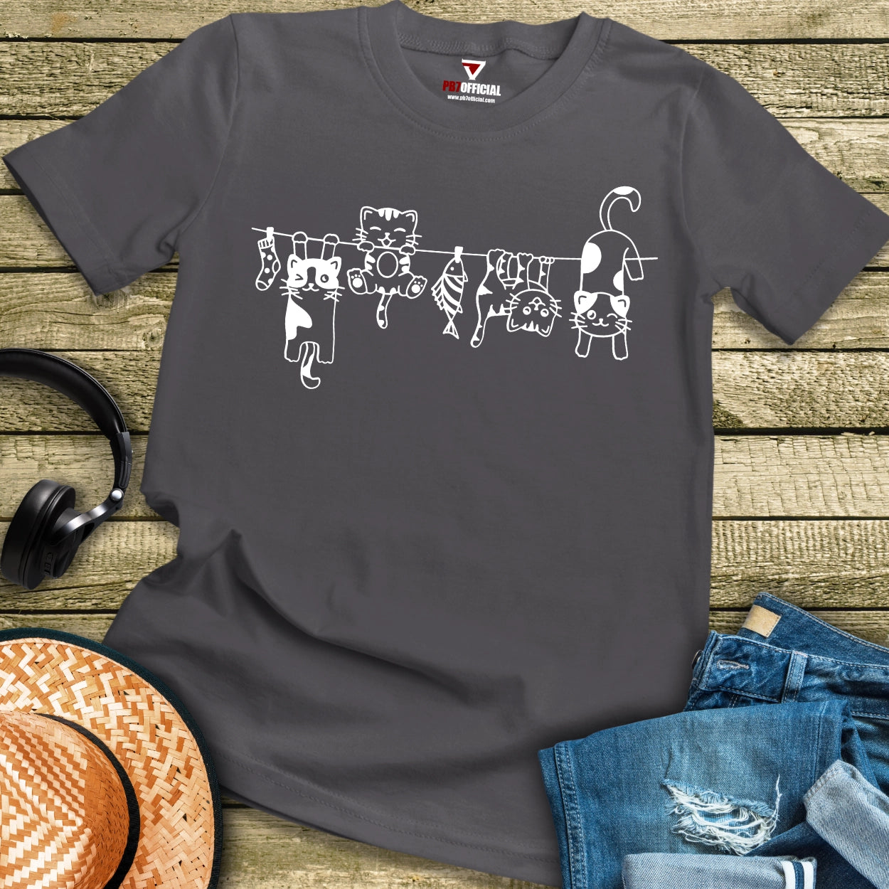 T-Shirt - Hanging Cats