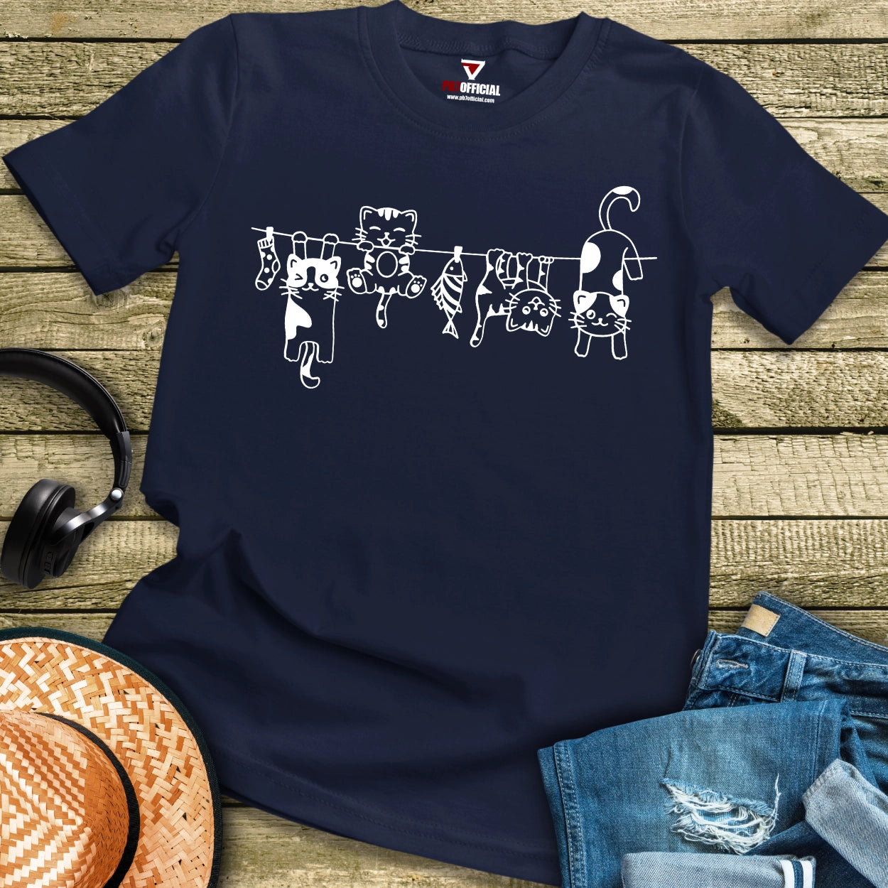 T-Shirt - Hanging Cats