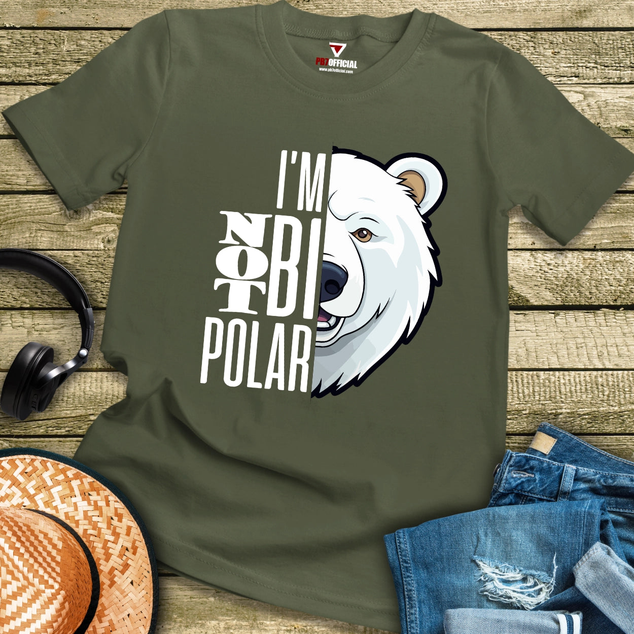 T-Shirt - I'm Not Bi Polar