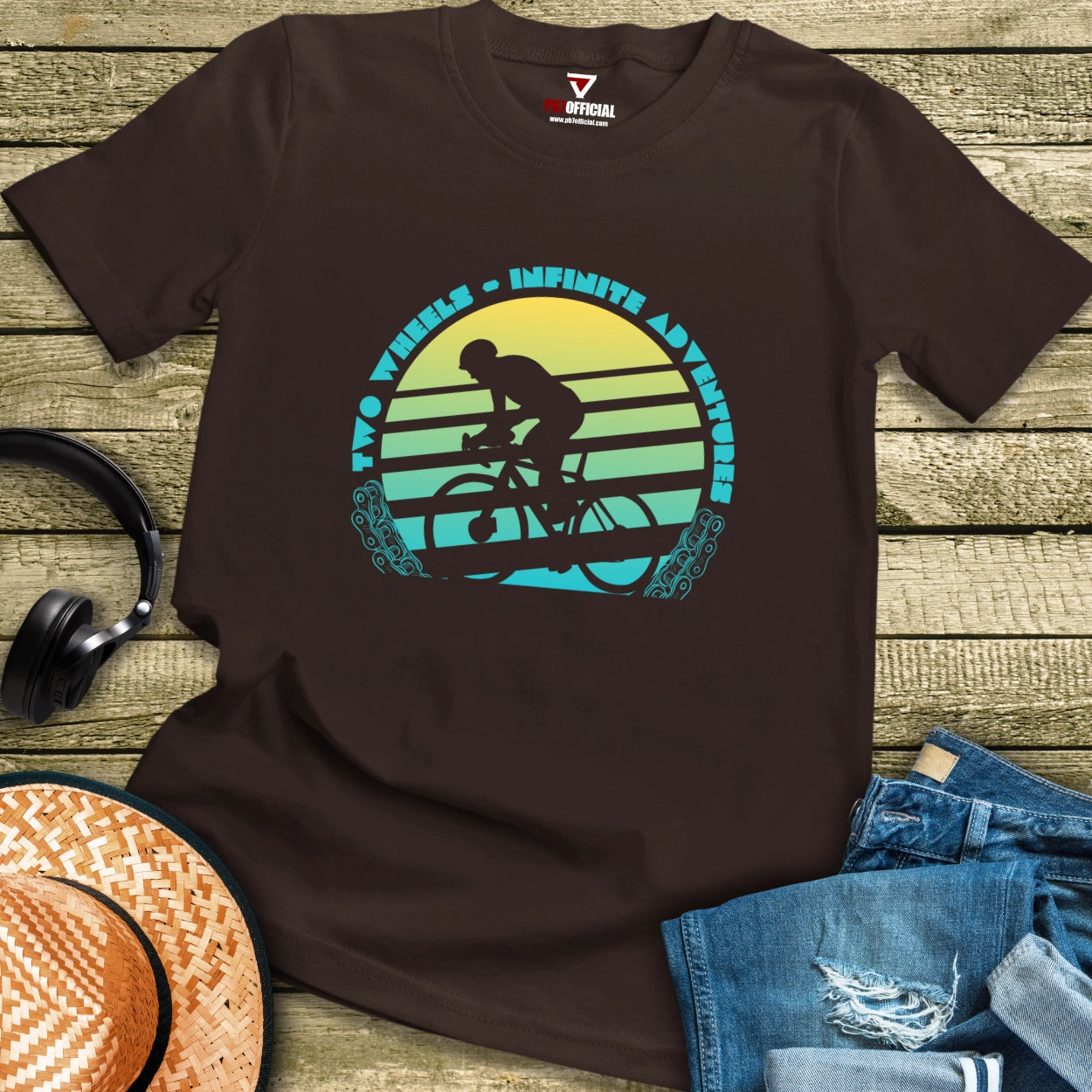 T-Shirt - Two Wheels Inifinite Adventures