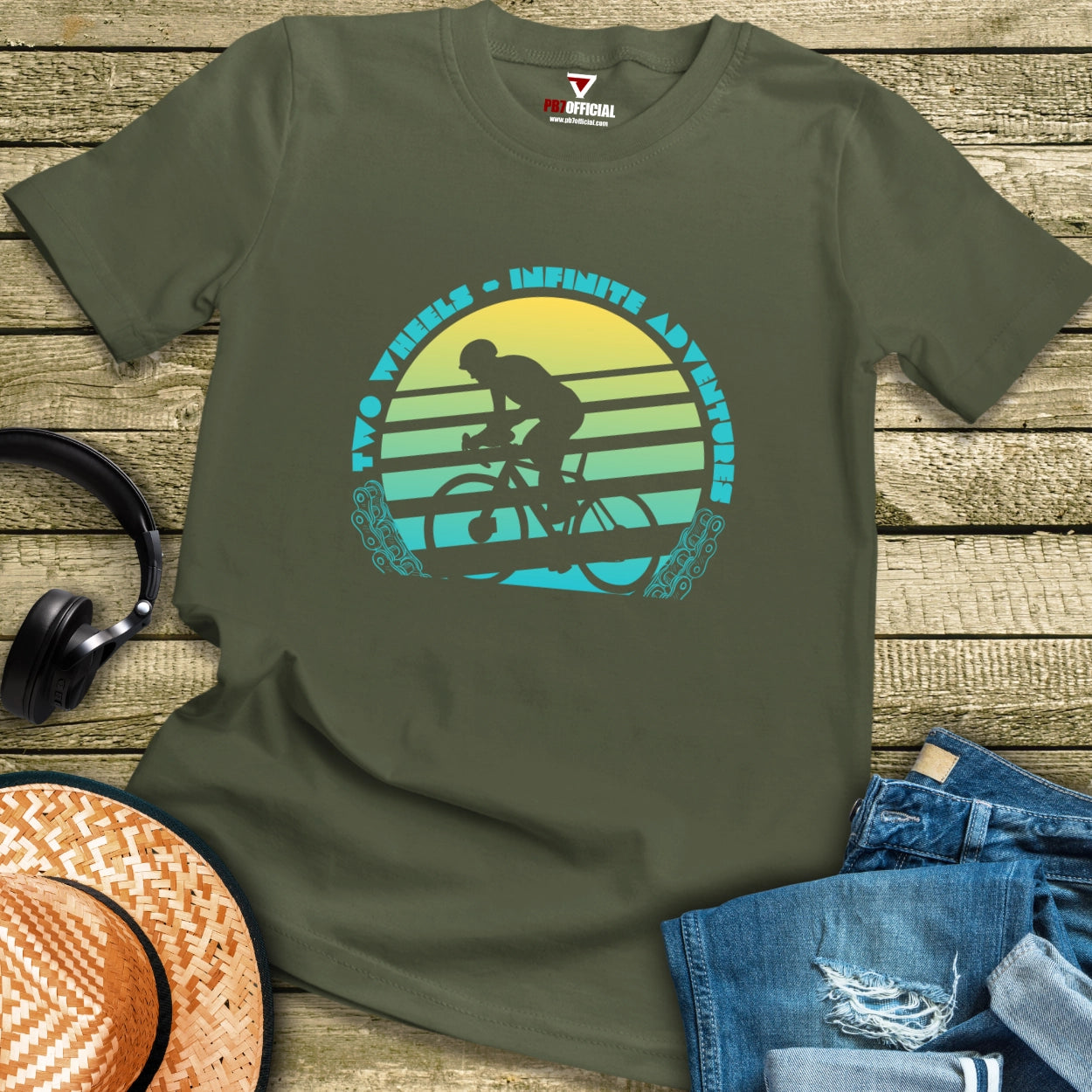 T-Shirt - Two Wheels Inifinite Adventures