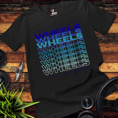 Organic Premium T-shirt - Wheels in Blue